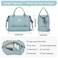 thumbnail image 3 of Bolsa de viaje Weekender Bag SYCNB con compartimento para zapatos para mujer, 3 of 8