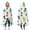 White Dinosaurs Clouds, variant on Wearable Blanket,White Dinosaurs Cacti Pattern Hooded Wearable Flannel Blanket for Adults & Teens,Winter Poncho Shawl Wrap Cape Cozy Anti-Pill,60"x80"
