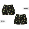 thumbnail image 5 of Picia Bee Floral Printed Workout Shorts for Women Seamless Scrunch Butt Lifting High Waisted Yoga Gym Booty Running Moisture-wicking Short Pants-Small, 5 of 9