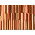 thumbnail image 1 of Ahgly Company Indoor Rectangle Abstract Orange Contemporary Area Rugs, 4' x 6', 1 of 1