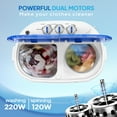 ROVSUN 11LBS Portable Washing Machine, Electric Mini Twin Tub Washer