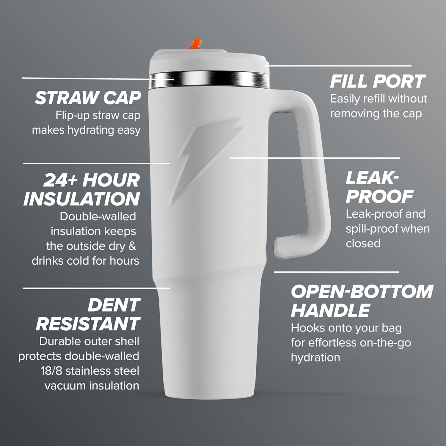 Wilson x Gatorade Tennis Power Play Kit - Includes Wilson Ultra Power XL 112 Tennis Racket, Championship Extra-Duty Tennis Balls, and Gatorade Crossover White Tumbler