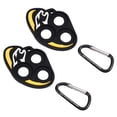 thumbnail image 2 of 2pc Cue Joint Protector Holder Portable Protective Cue Tips Holder Hold Tool 3Hole Storage Clip for Pool Table Training, 2 of 5