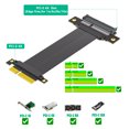 thumbnail image 4 of Cable Extensión PCIE 4.0 4X 10 Cm Conector Chapado en Oro 180 Grados A, 4 of 8