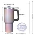 thumbnail image 2 of Modern 40oz Tumbler– Stainless Steel Insulated Tumbler with Handle and Straw, Large Capacity Travel Cup for Hot & Cold Drinks, 2 of 7
