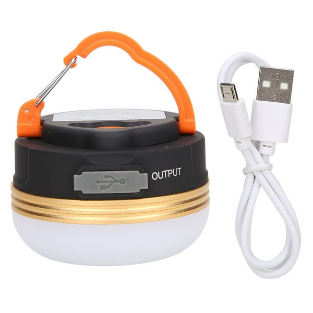 Luz LED magnética colgante portátil Bling Bling con carga USB para exteriores linterna de camping