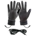 thumbnail image 1 of Usb Heated Gloves - Temperature Control Winter Gloves, Usb Powered Hand Warmers, Touchscreen Compatible, Soft Fleece Lining, Gray, JKODE, 1 of 8