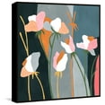 thumbnail image 2 of Parvez Taj Flourishing Flowers Floater Framed Painting Print on Canvas, 2 of 5