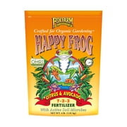 FoxFarm FX14640 Happy Frog Organic Citrus and Avocado Fertilizer, 4 Pounds