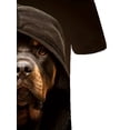 thumbnail image 5 of Cool Dog Pattern Print Men's Comfy T-shirt, Graphic Tee Men's Summer Clothes, Men's Outfits, 5 of 5