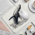 thumbnail image 2 of Whale Gaming Mouse Pad, Desk Mat, Square 8.3x9.8 Inch Non-Slip Rubber Bottom Printed for Office and Gaming, 2 of 6