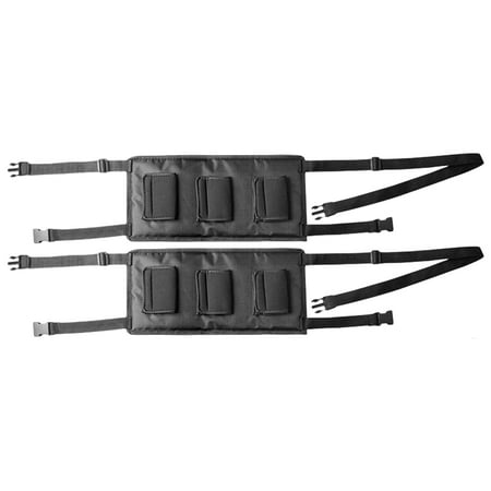 1 Pair Vehicle Fishing Rod Racks High Load-bearing Fastener Tape Braided Belt Car Seat Adjustable Fishing Rod Holders for Vehicle