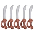 thumbnail image 1 of Miangastore inflatable swords Inflatable Pirates Sword Yellow Safety Halloween 5Pcs, 1 of 8