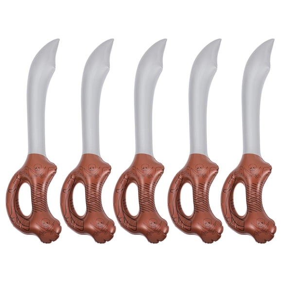 5Pcs Inflatable Pirates Sword Kids Birthday Party Supplies Cosplay Toys Props
