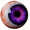Purple, variant on Half Round Realistic Acrylic Eyes for Halloween Props, Masks, Dolls or Bears Craft Plastic Eyeballs
