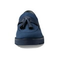 thumbnail image 3 of Franco Sarto Women's L-Carolynn 9 Lug Sole Loafers Navy Fabric 13M, 3 of 5