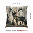 thumbnail image 4 of Acheng TUNW Wildlife Animal Rustic Couch Throw Pillows Covers Set of 2，Woodland Farmhouse Animals Cover Decorative Pillowcase for Camper RV Home,Wildlife Lover Camper Gifts 18x18in, 4 of 7