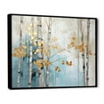 thumbnail image 2 of Designart "Zen Moment With Blue And Gold Bamboo VII" Bamboo Floater Framed Canvas Art Print, 2 of 5