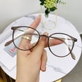thumbnail image 1 of Montura de gafas anti-luz azul para mujer, moda moderna, cara lisa ovalada, mismo estilo, gafas para miopía con acabado, gafas lisas para hombre, 1 of 5