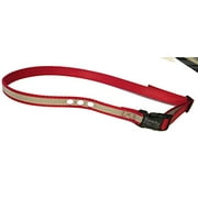 Sparky Pet Co 3/4" Reflective Red Nylon 3 Hole PetSafe Compatible Replacement Bark Collar, Reflective Red