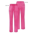 thumbnail image 5 of Adar Pro Scrubs For Women - Skinny Leg Yoga Scrub Pants - P4100P - Fruit Punch - 2X, 5 of 7
