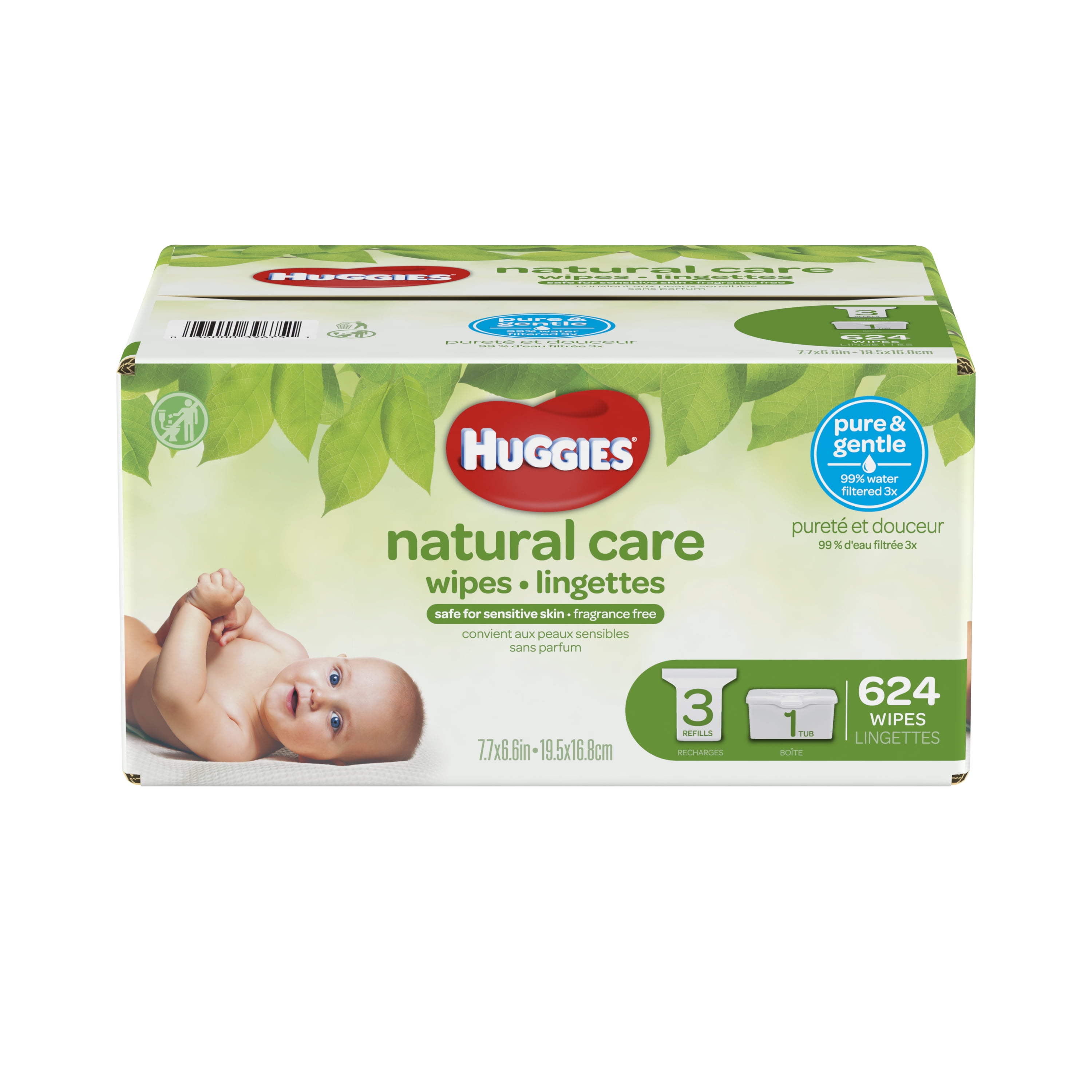 walmart huggies natural wipes