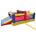 thumbnail image 3 of Banzai Sports Zone Bounce Arena: Inflatable Bouncer - Basketball and Volleyball, Motor Air Blower, (17ft 4in L x 10ft W x 6ft H), Ages 3+, 3 of 11