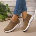 thumbnail image 2 of Women's Slip on Sneakers Breathable Platform Soft Sole Tennis Shoes Lightweight Athletic Gym Non Slip Work Shoes, 2 of 7
