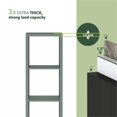 thumbnail image 6 of Scranton & Co Reversible 4-Cube Bookcase with Thick Frame in Sage Green, 6 of 6