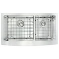 thumbnail image 5 of ANZZI  Elysian 36" Farmhouse Double Bowl Kitchen Sink with Chrome Opus Faucet, 5 of 5