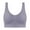 Gray, variant on HomeDM Wireless Bras for Women No Underwire Supportive Bralettes - Sizes S-4XL Yoga Workout Fitness Seamless Bralettes Everyday Full Coverage Comfort Tshirt Bras - Gray/L
