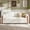 Beige, variant on Christopher Knight Home Modern 3-seater Chenille Upholstered Sofa, Curved Arm Accent Couch, Oatmeal