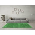 thumbnail image 3 of Ahgly Company Indoor Square Oriental Emerald Green Industrial Area Rugs, 8' Square, 3 of 4