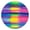 Colorful Striped Tie, variant on Colorful Striped Tie Dye Pattern Round Fitted Tablecloth with Elastic Edge,Dining Table Cover Waterproof,Outdoor Round Tablecloth for Camping,Dining,Indoor and Outdoor