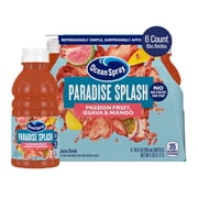 Ocean Spray Paradise Splash Juice Drink, 10 Fl Oz Bottle, 6 Count