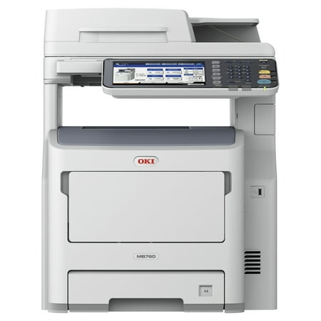 Oki MB760+ Monochrome Multifunction Laser Printer, Copy/Fax/Print/Scan