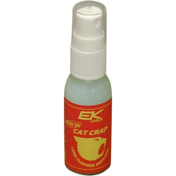 Cat Crap Multi-Use Anti-Fog Spray, for any Optics, Coatings, Eyeglass Lens Cleaner, Spray On - 1 Ounce Bottle