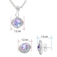 thumbnail image 2 of Juego gargantilla y aretes Ojo Turco Horoz Plata 925 WP800, 2 of 5