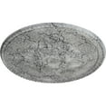 thumbnail image 3 of 54 1/4"OD x 2 7/8"P Milton Ceiling Medallion (Fits Canopies up to 10 1/2"), Hand-Painted Ultra Pure White Crackle, 3 of 6
