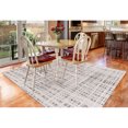 thumbnail image 2 of Trans-Ocean Imports RTO58703712 Liora Manne Rialto Grid Indoor & Outdoor Rug, Ivory - 4 ft. 10 in. x 7 ft. 6 in., 2 of 7