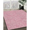 thumbnail image 2 of Ahgly Company Indoor Rectangle Patterned Light Pink Novelty Area Rugs, 8' x 12', 2 of 6
