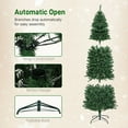 thumbnail image 6 of 7FT Prelit Premium Classic Christmas Tree with Remote Control, Timer, 1,000 Branch Tips, 250 LED Lights and Foldable Base, for Home, Office, Party Decoration, Green, 6 of 8