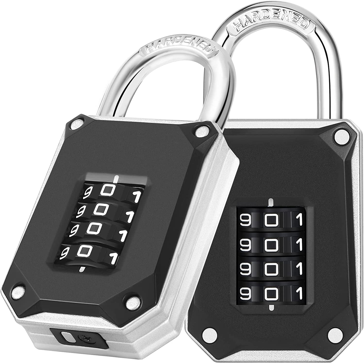 Code Padlock for Gym Locker, 4 Digit Combination Lock, Heavy Duty