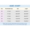 thumbnail image 4 of Tisuna Girls Summer Floral Short Sleeve Dress Tutu Party Gown With Puffy Skirt For Toddler Kids Breathable Cozy Casual Playwear Dress Pink Size 2-3 Years, 4 of 6