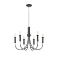 thumbnail image 5 of 29206-MB Millennium Lighting Potiss - 6 Light Chandelier-19.6 Inch Tall and 26 Inch Wide-Matte Black Finish, 5 of 7