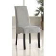 thumbnail image 2 of Stanton Velvet Upholstered Dining Side Chair Grey (Set of 2), 2 of 8