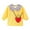 Yellow a2, variant on snilers Baby Toddler Long Sleeve Bibs Waterproof Reusable Full Sleeve Bib Fall Winter Clothing Cute Fashion Ribbed Knit Pullover Tops with Pocket Size 120