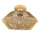 thumbnail image 2 of Lámpara colgante de techo LED de ratán tejido, lámpara decorativa, lámpara de para cocina, , apartamento, decoración del hogar, 2 of 9