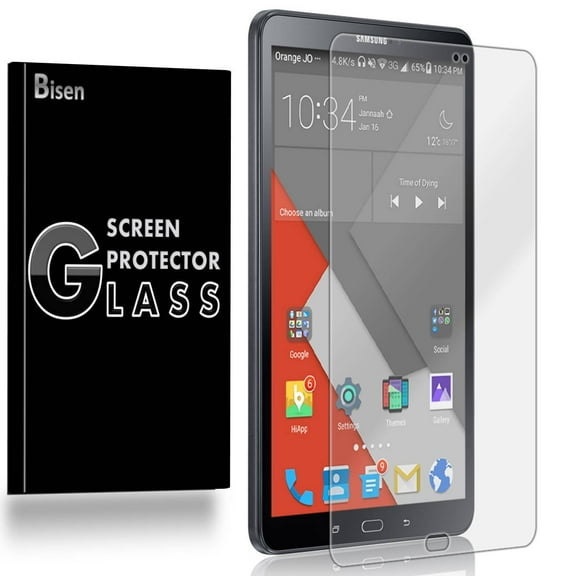 Samsung Galaxy Tab A 10.1 (2016) [BISEN] Tempered Glass Screen Protector, Anti-Scratch, Anti-Shock, Shatterproof, Bubble Free