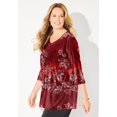 thumbnail image 2 of Catherines Women's Plus Size V-Neck Placement Print Top, 2 of 5